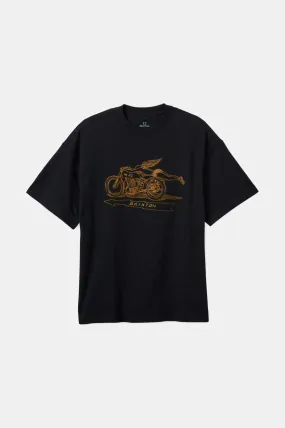 20th Anniversary Flyer Heavyweight Relaxed T-Shirt - Black Classic Wash