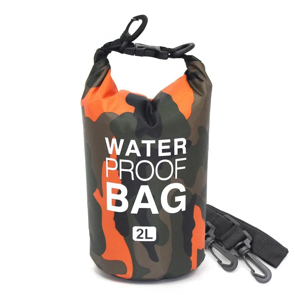 2/5/10/15L Outdoor Camouflage Waterproof Portable dry bag