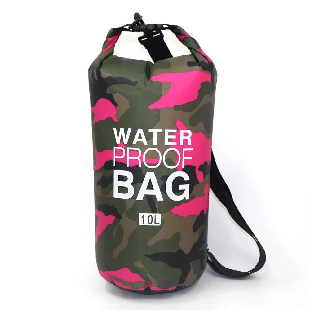 2/5/10/15L Outdoor Camouflage Waterproof Portable dry bag