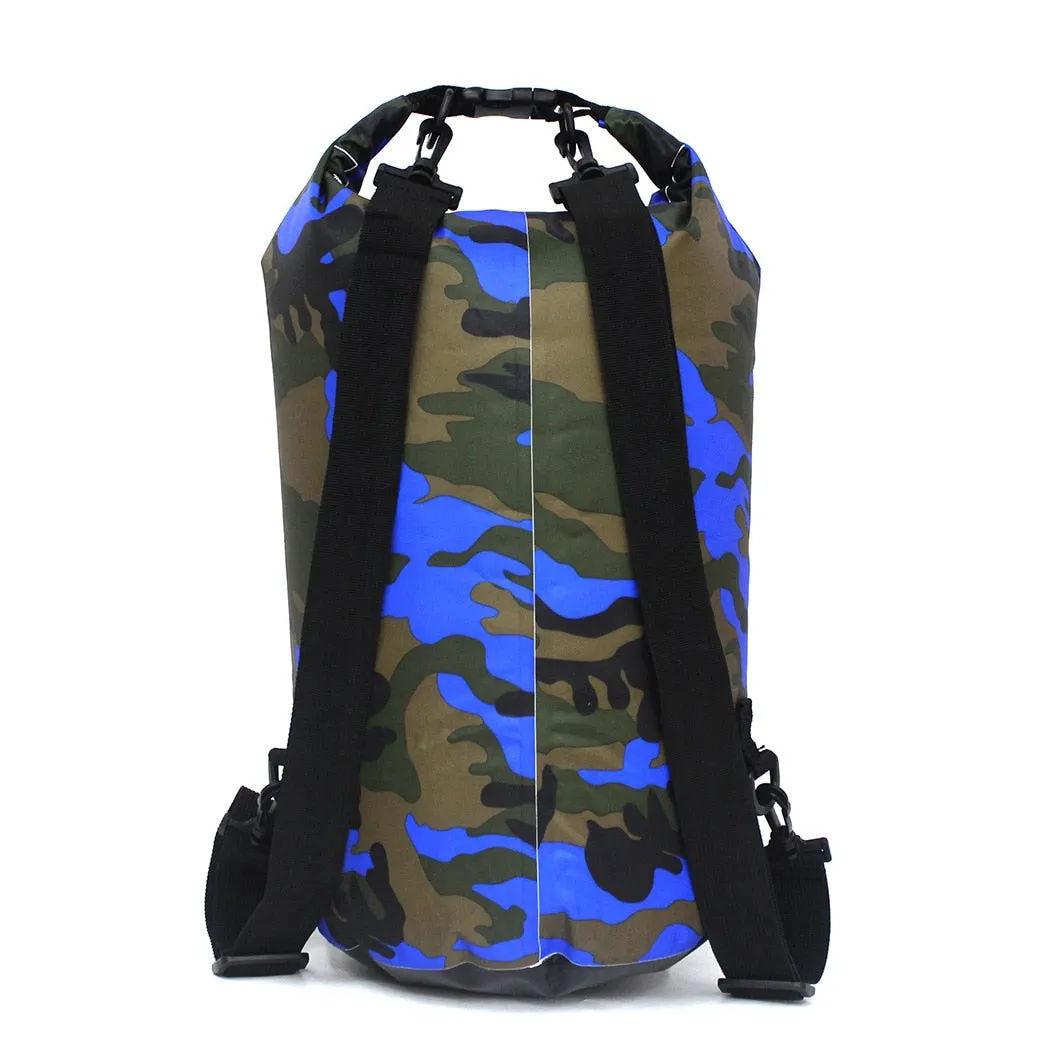 2/5/10/15L Outdoor Camouflage Waterproof Portable dry bag