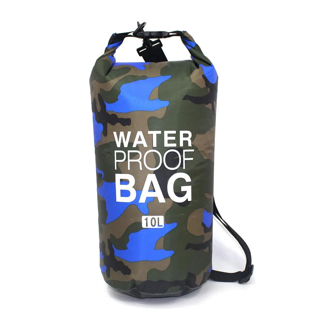 2/5/10/15L Outdoor Camouflage Waterproof Portable dry bag