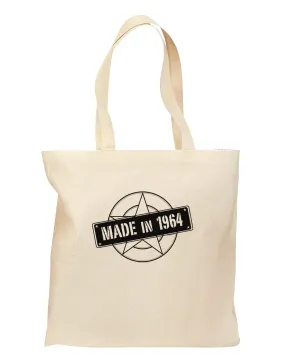 50th Birthday Made In Birth Year 1964 Grocery Tote Bag