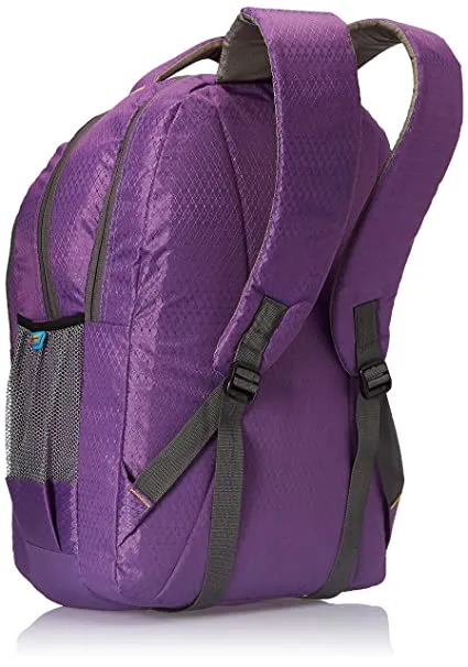 Alpha Nemesis Casual Waterproof Laptop Backpack/Office Bag/School Bag/College Bag/Business Bag/Unisex Travel Backpack Made With Waterproof polyester 27 Ltrs Purple School Backpack