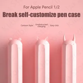 Apple Pencil Cartoon Protective Cases