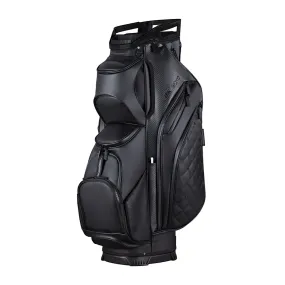 Ask Echo 2024 SLC-130LE Luxury 15 Way Full Length Dividers Golf Soundless Synthetic Leather Cart Bag