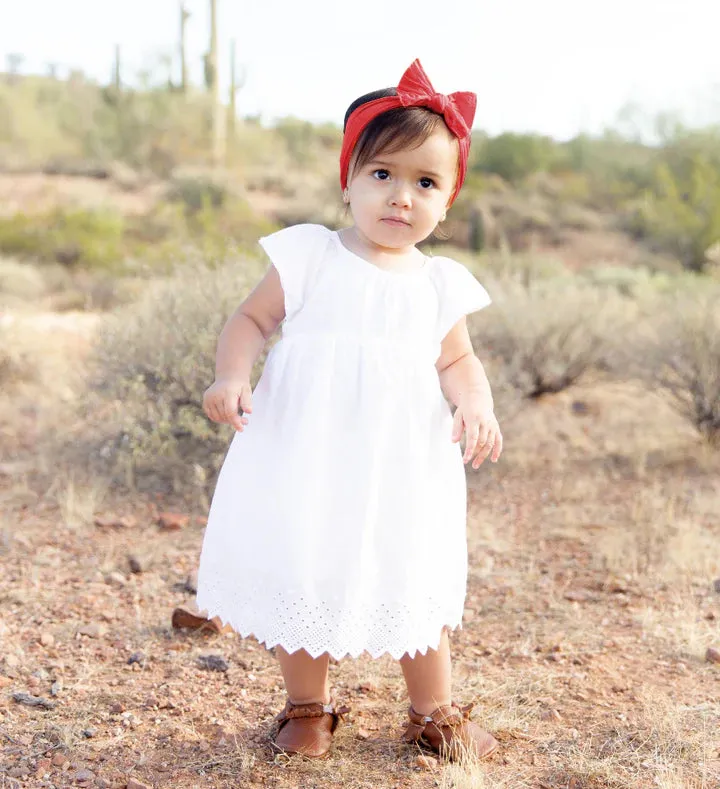 Baby Bling Bows - Classic Knot - Salmon