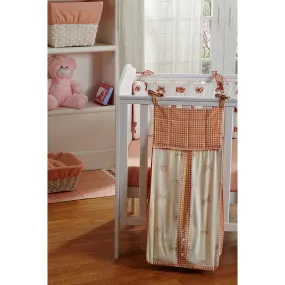 Ballerina Print Peach Diaper Stacker Bag