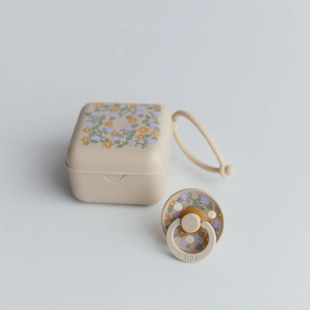 BIBS X LIBERTY Pacifier Box - Vanilla - Strawberries and Cream