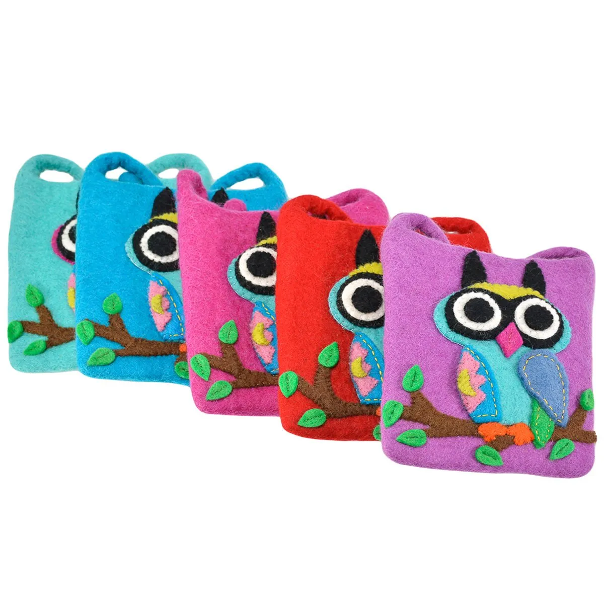 Big Eyed Owl on the branch Cross-Body Bag