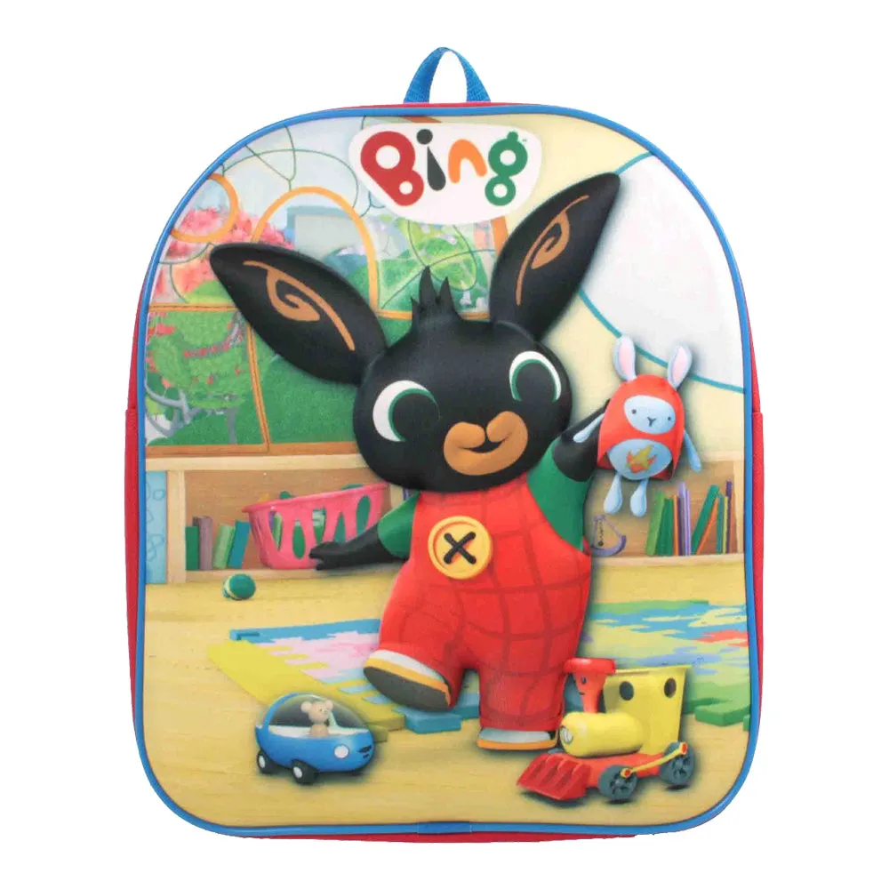 Bing Bunny Character 3D Textured Backpack