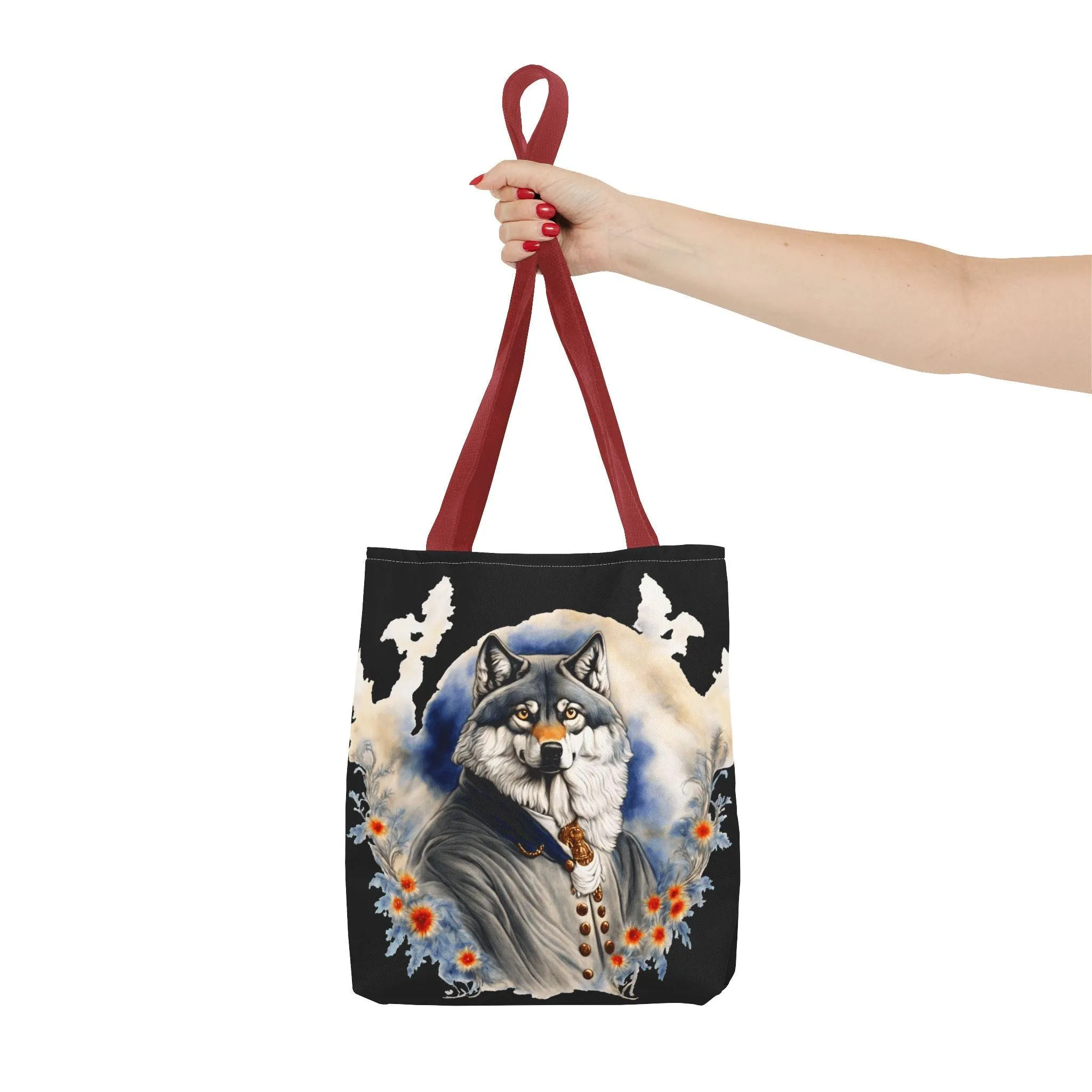 Bolso Hombre Lobo con Flor en la Boca/Bolso Misterio/Bolso Fantasia/Bolso Halloween