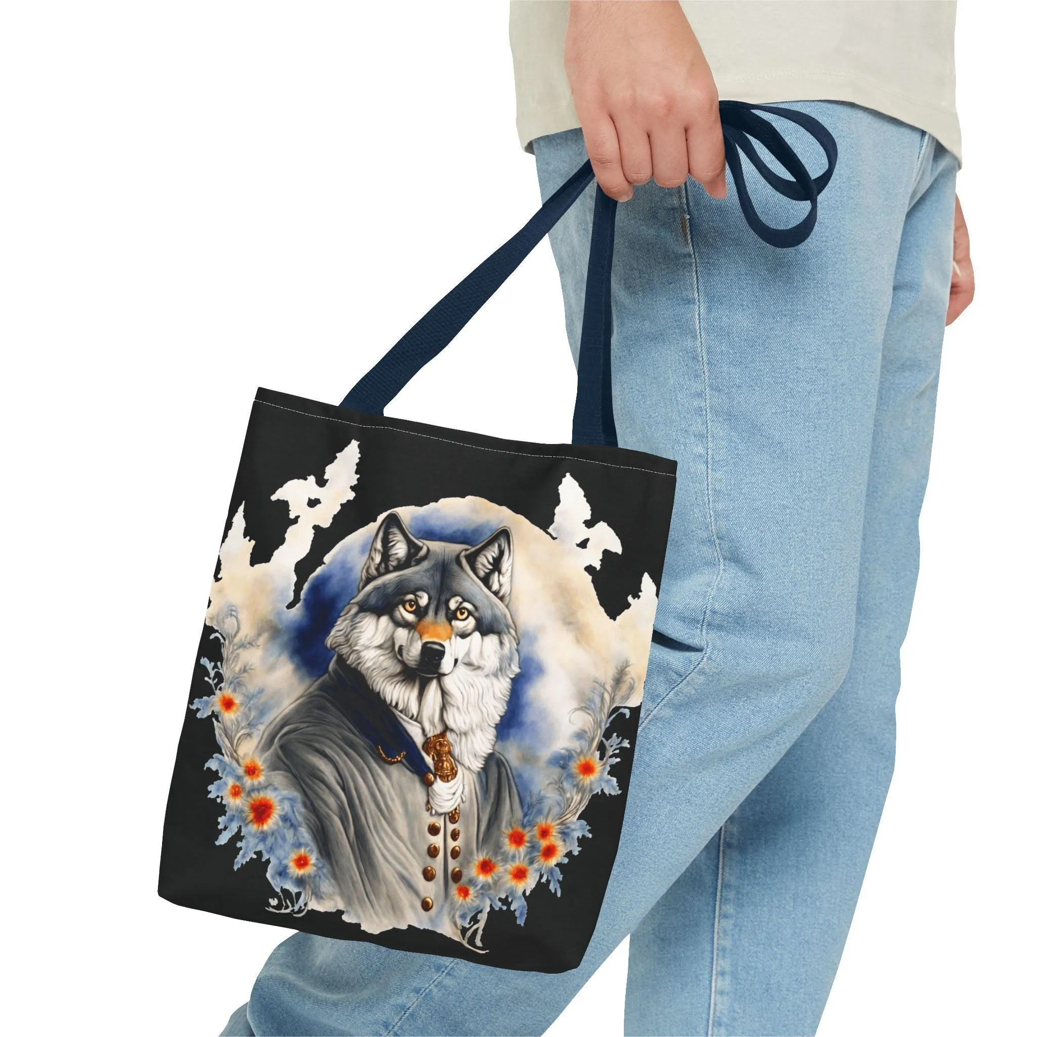 Bolso Hombre Lobo con Flor en la Boca/Bolso Misterio/Bolso Fantasia/Bolso Halloween