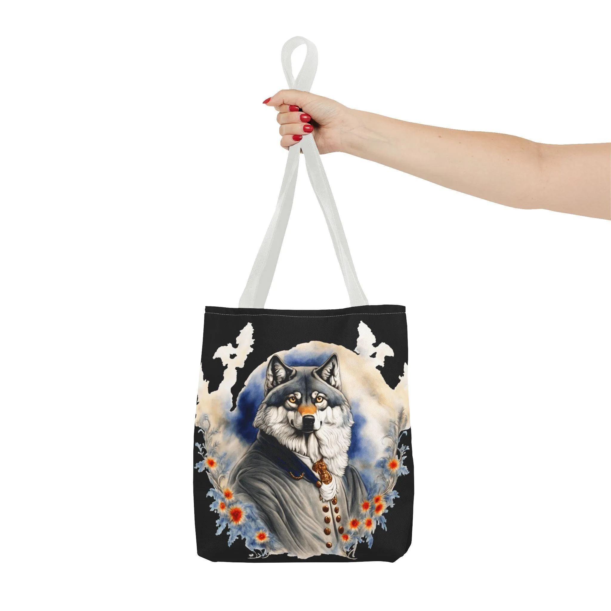 Bolso Hombre Lobo con Flor en la Boca/Bolso Misterio/Bolso Fantasia/Bolso Halloween