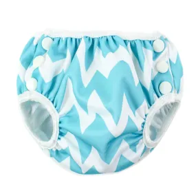 Bumkins - Swim Diaper - Blue Chevron