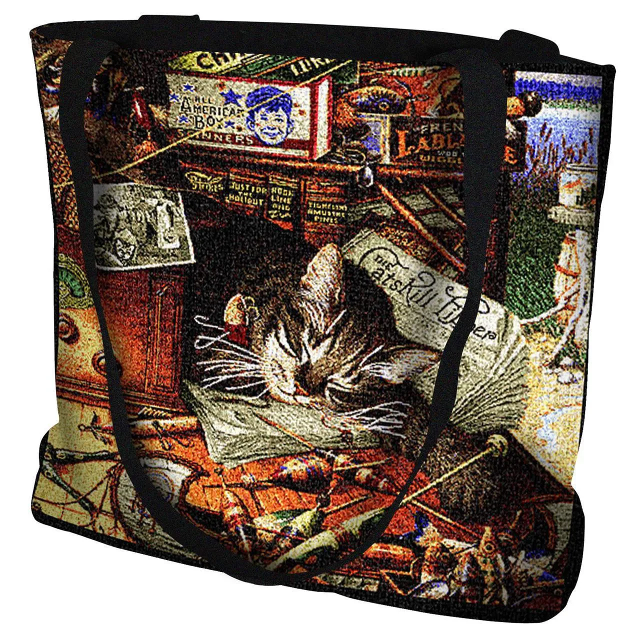 Charles Wysocki© Max In The Adirondacks Throw|Pillow Cover|Wall Tapestry|Tote