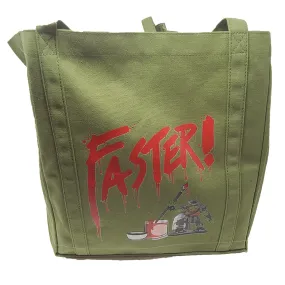 Copper Frog Bag: Faster! Shelfie Tote (green)