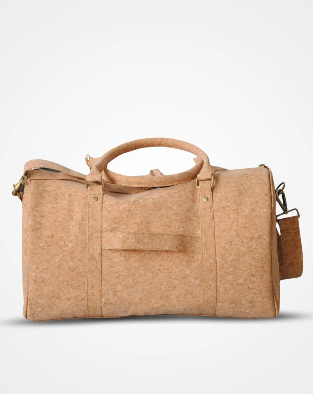 CORK LEATHER CABIN BAG WITH TOILETRY KIT - CARRY-ON LUGGAGE