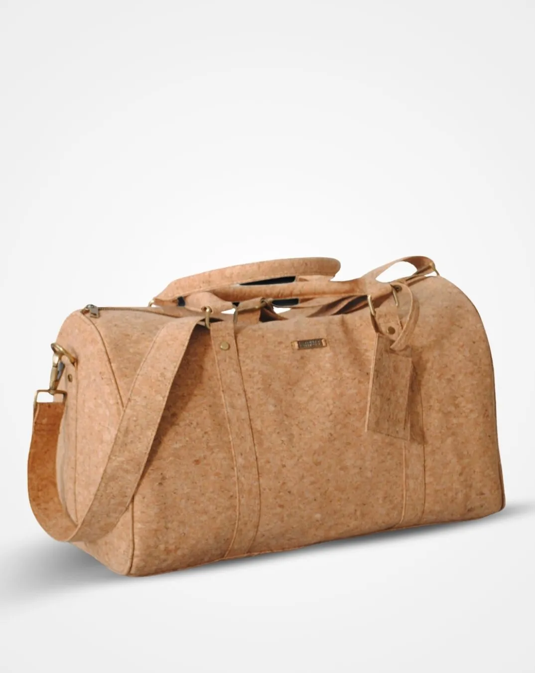 CORK LEATHER CABIN BAG WITH TOILETRY KIT - CARRY-ON LUGGAGE