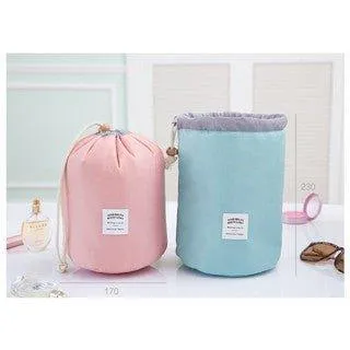 Cylinder Cosmetic Bag Multifunctional Large Capacity Storage Bag Cosmetic Bag Travel Storage Bag Drawstring Pocket Toilet Bag NP-H7TGG-902