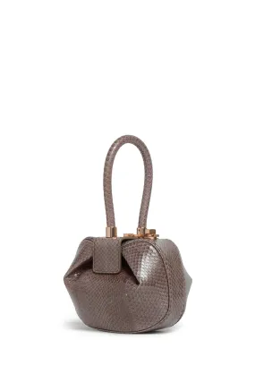 Demi Bag in Charcoal Snakeskin