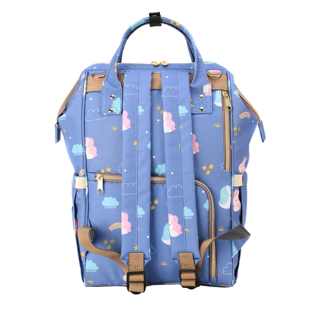 Diaper Bag - Unicorn Blue