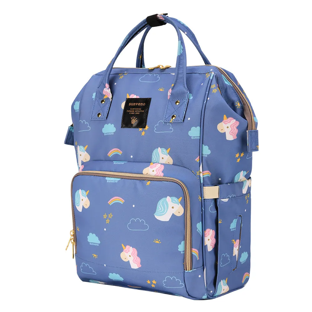 Diaper Bag - Unicorn Blue