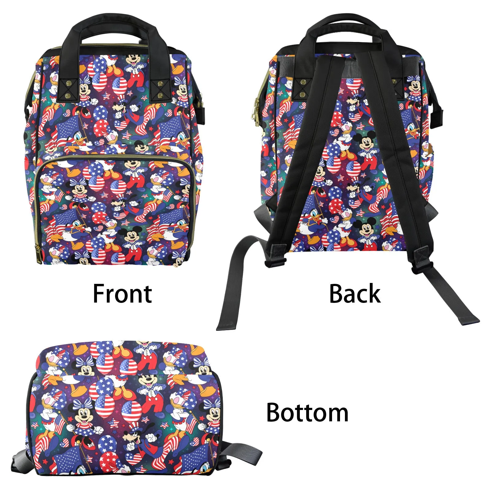 Disney America Multi-Function Diaper Bag