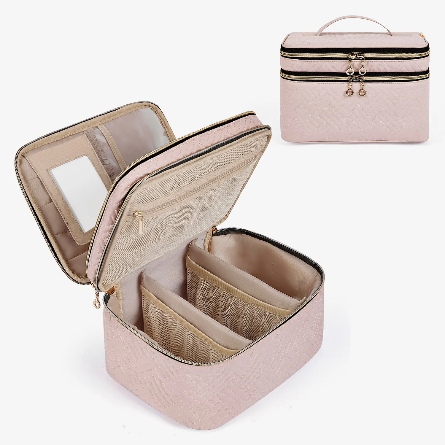 Double Layer Makeup Bag