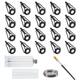 Dr.Fish 23pcs Rod Tip Repair Kit