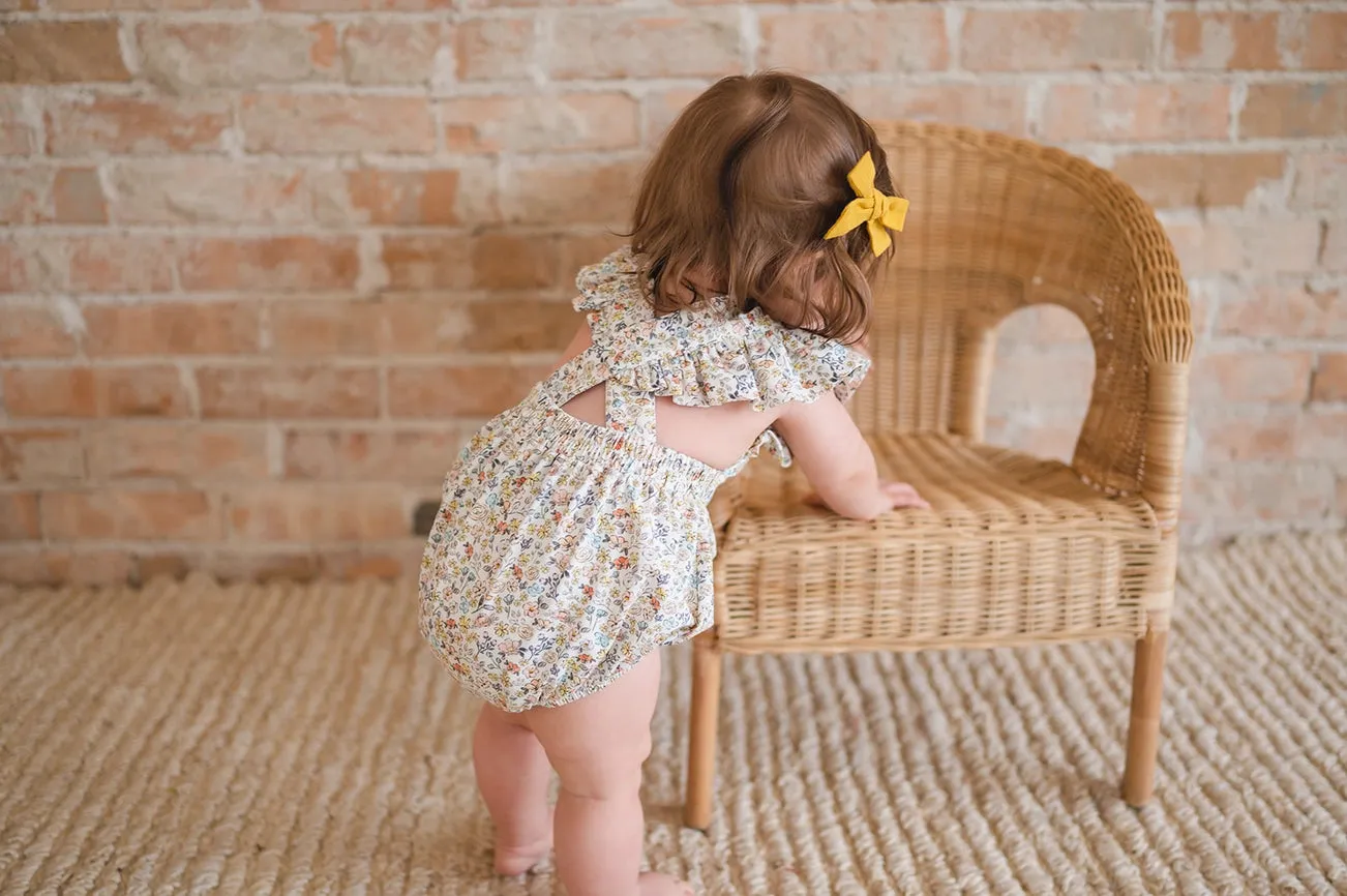 Emmy Romper in Dreamy Meadows | Baby Bubble