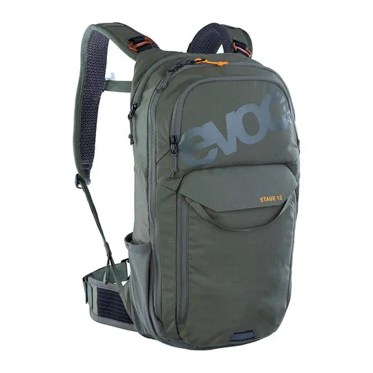 EVOC Stage 12 Hydration Bag - Versatile 12L Hydration Daypack for Biking and Hiking