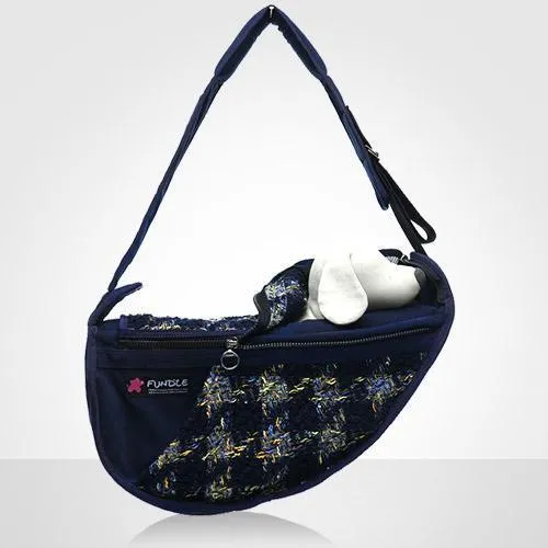 Fundle Pet Sling Dog Carrier Coco Bling Navy