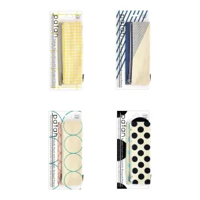 Gakken BH120 Patan Pencil Case Bnbg Canvas Large Capacity Pencil Case Geometric Pattern Plaid Dots