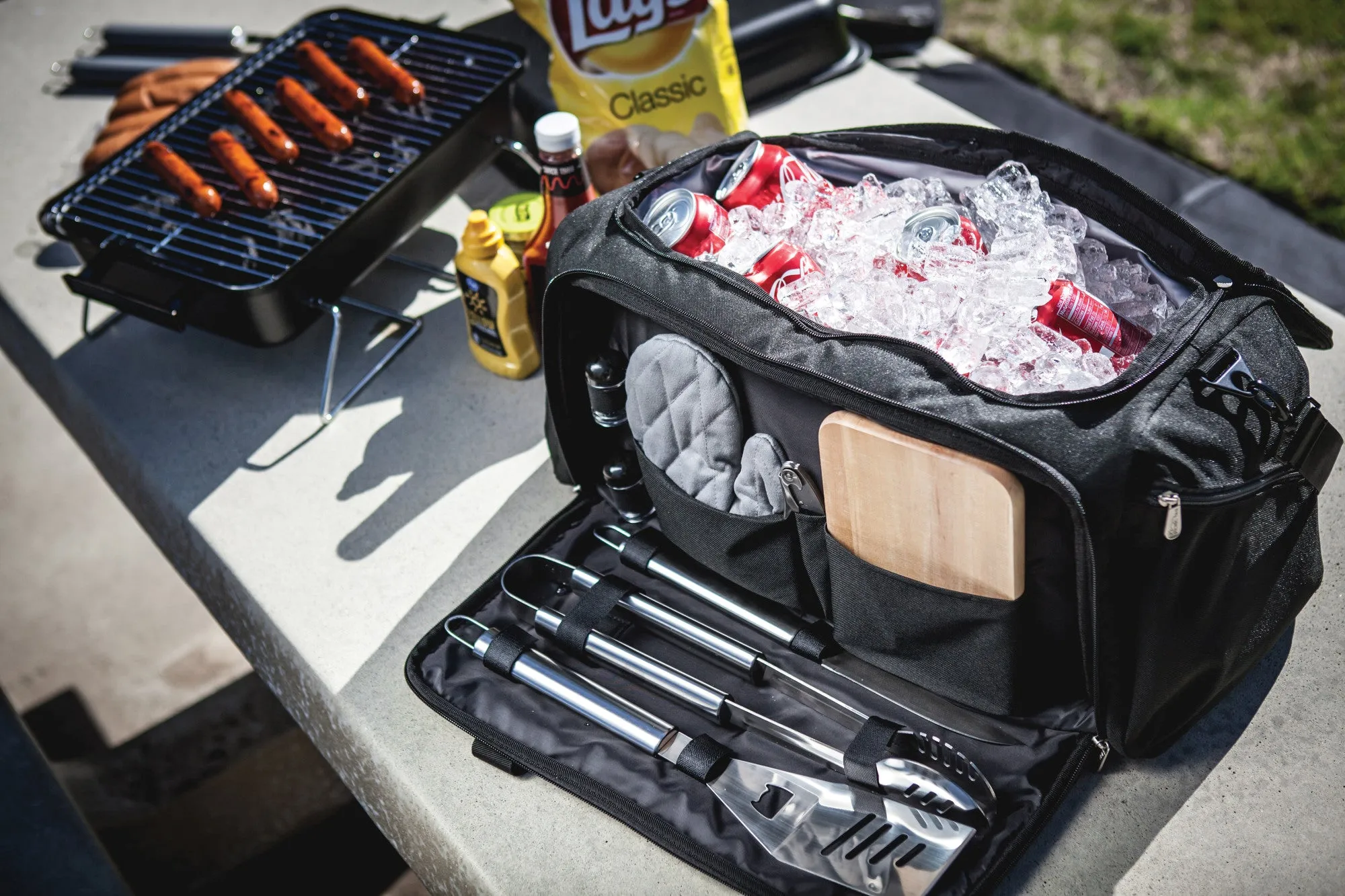 Georgia Tech Yellow Jackets - BBQ Kit Grill Set & Cooler