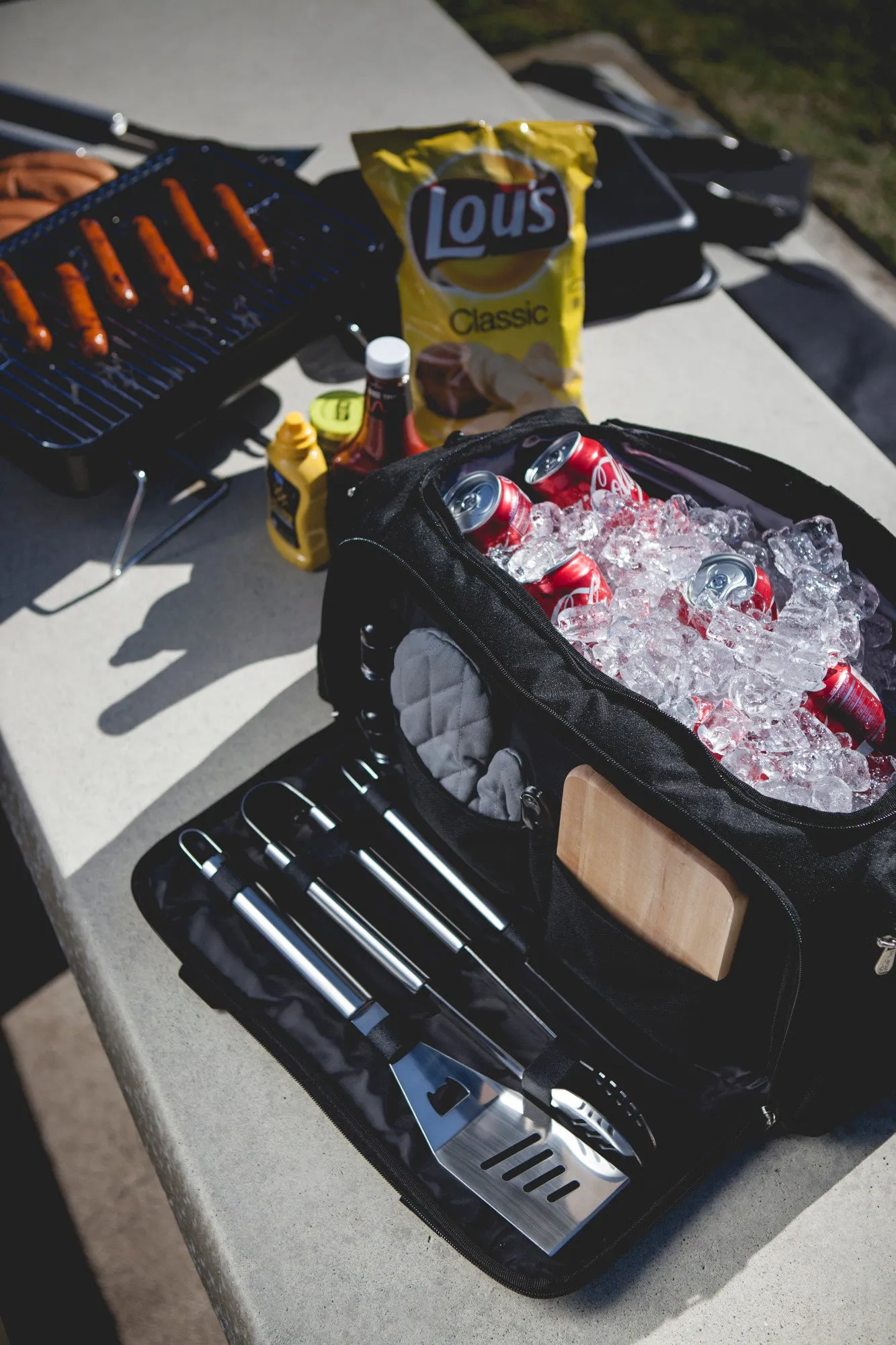 Georgia Tech Yellow Jackets - BBQ Kit Grill Set & Cooler