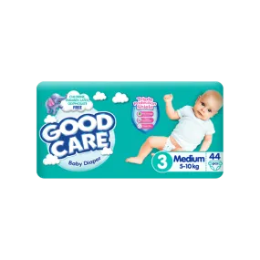 GOOD CARE BABY DIAPER MEDIUM SIZE 3 - 44PCS