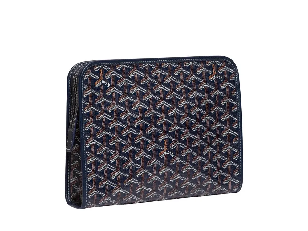 Goyard Jouvence Toiletry Bag MM Navy Blue