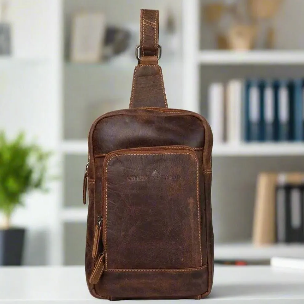 Greenwood Leather Hamilton Crossbody Bag