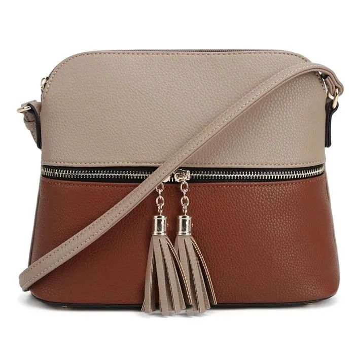 HY3031P  Monogrammable Fashion Crossbody Bag with Tassel