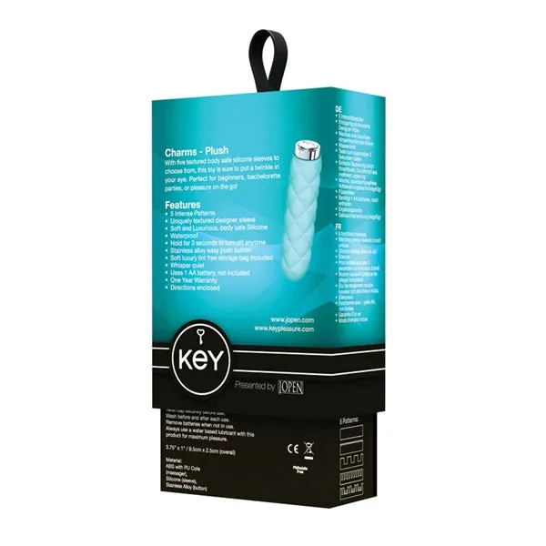 Key By Jopen Charms Plush Robin Egg Blue