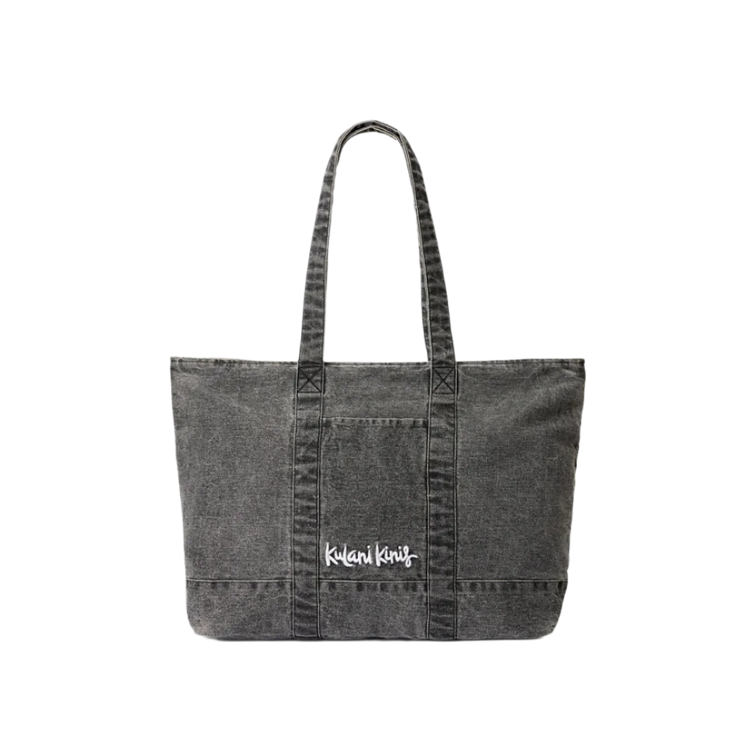 Kulani Kinis Weekender Beach Tote Bag - Black Denim