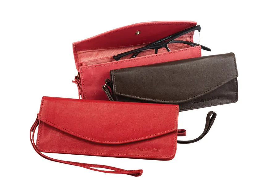 Leather Eyeglass Case - 613A