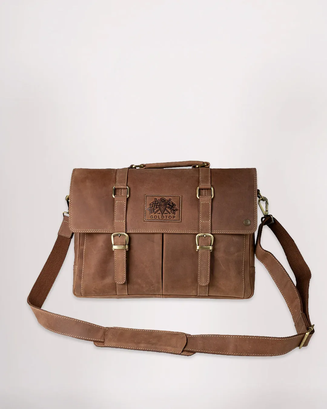 Leather Messenger Bag