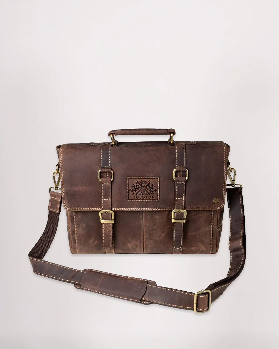 Leather Messenger Bag