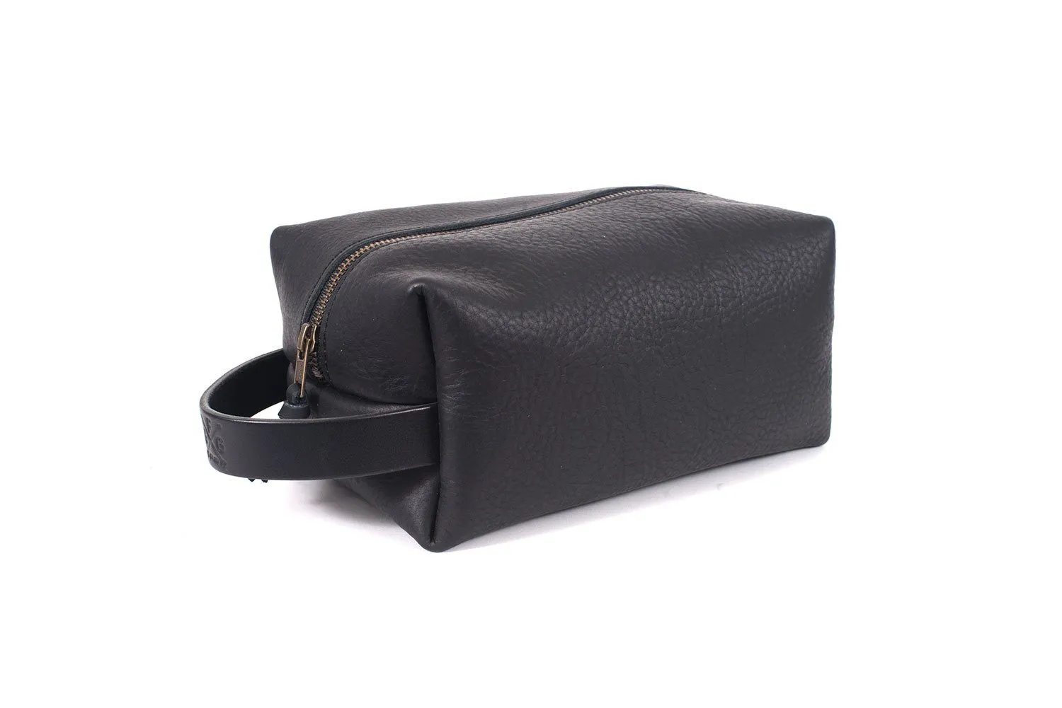 LEATHER SHAVE KIT | LEATHER TOILETRY BAG | LEATHER DOPP KIT - IN STOCK