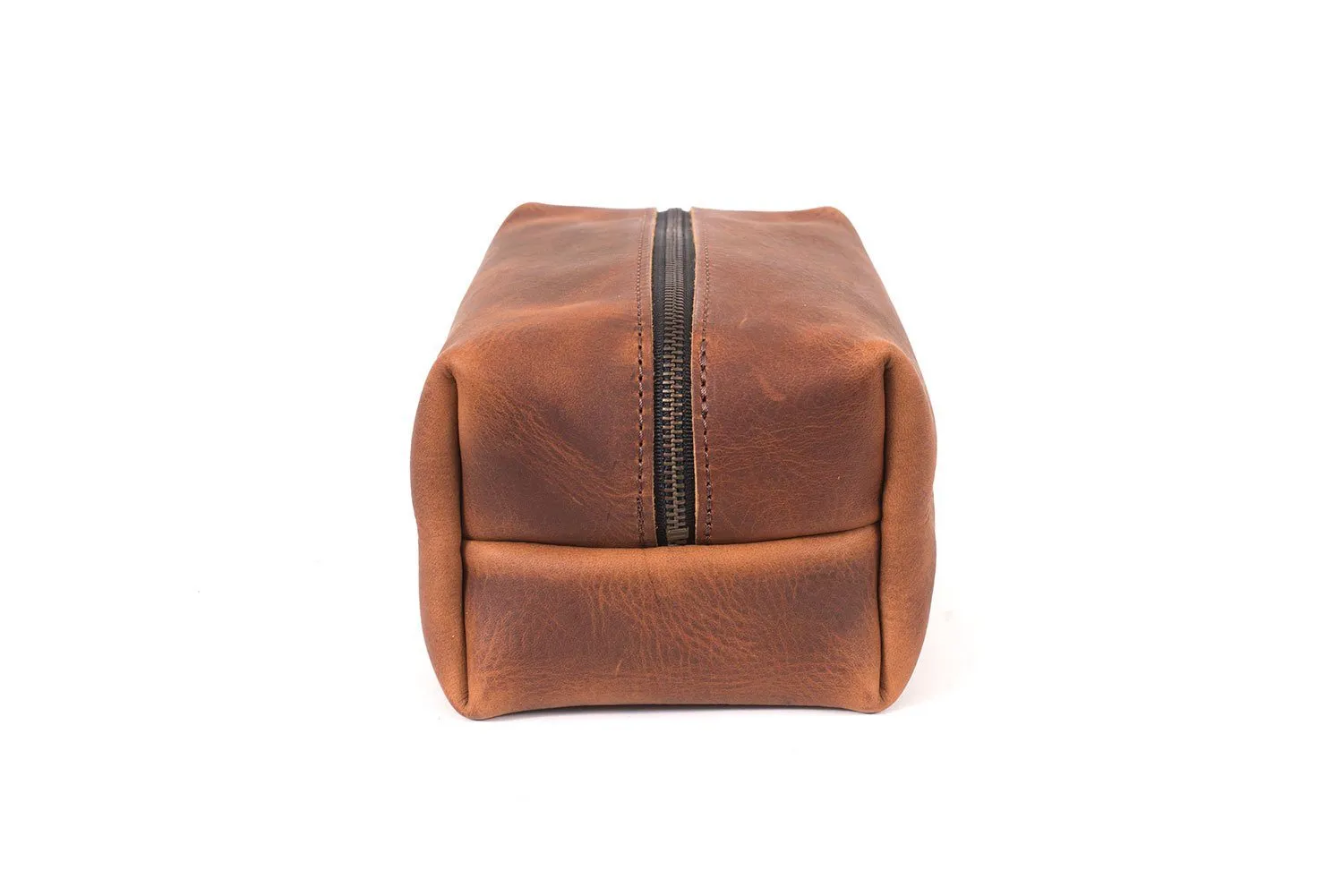 LEATHER SHAVE KIT | LEATHER TOILETRY BAG | LEATHER DOPP KIT - IN STOCK