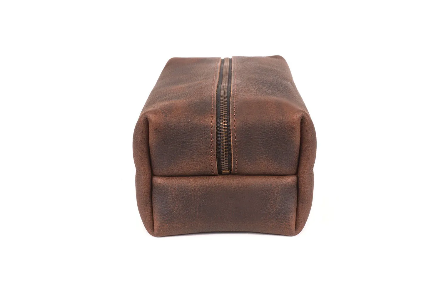 LEATHER SHAVE KIT | LEATHER TOILETRY BAG | LEATHER DOPP KIT - IN STOCK