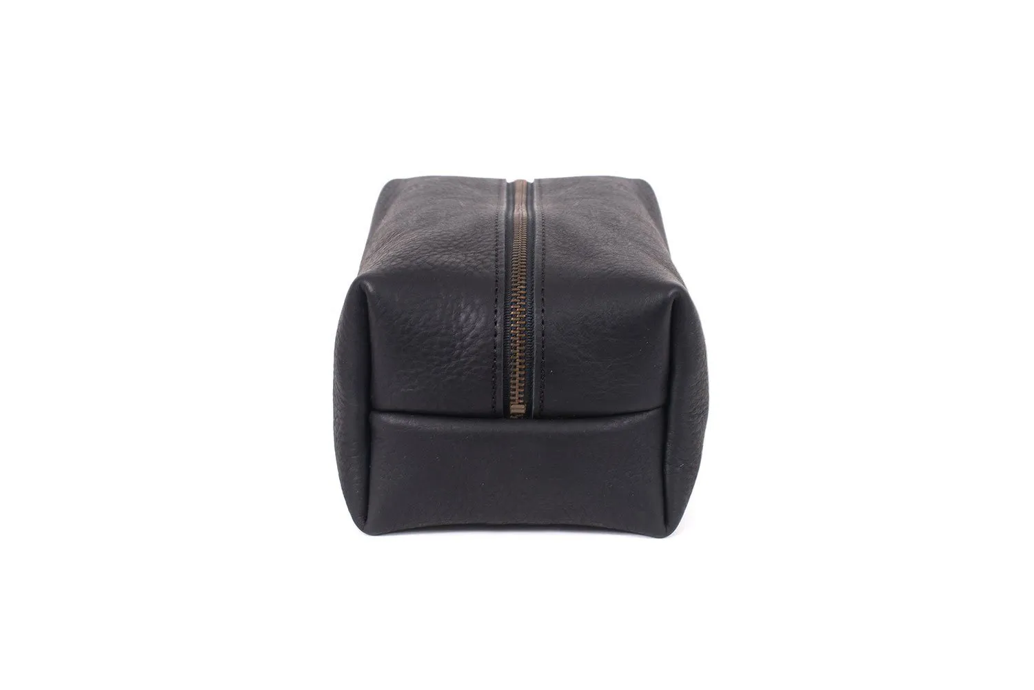 LEATHER SHAVE KIT | LEATHER TOILETRY BAG | LEATHER DOPP KIT - IN STOCK