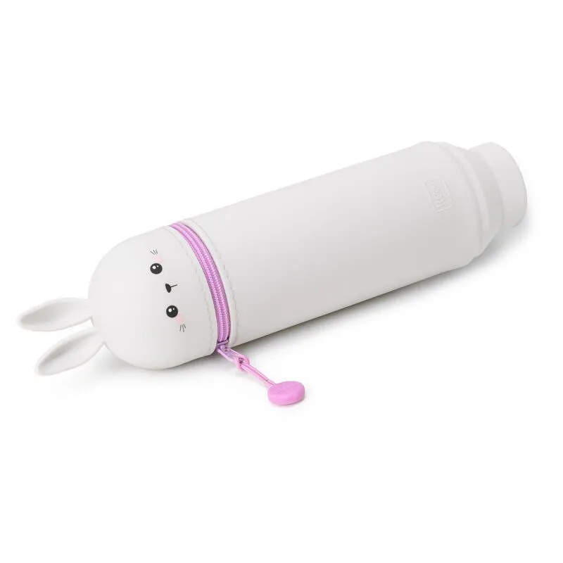 Legami: Kawaii 2 in 1 Soft Silicone Pencil Case Bunny