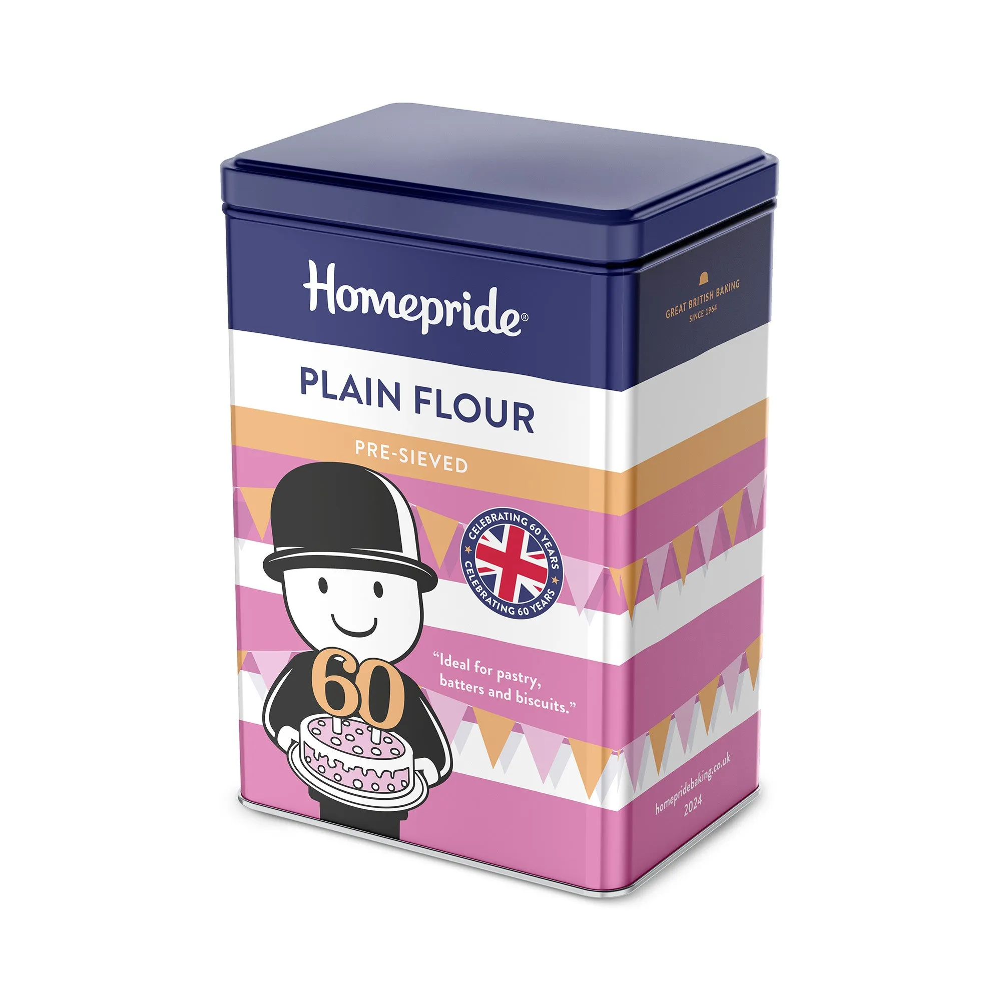 Limited Edition Anniversary Plain Flour Storage Tin (No Tokens)